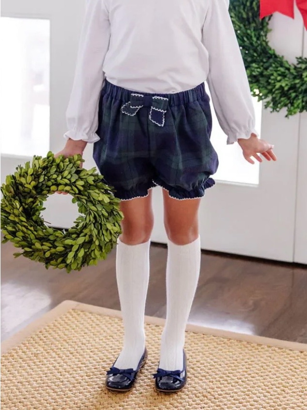 The Beaufort Bonnet Company Natalie Knickers Berwick Black Watch Plaid Size 2T